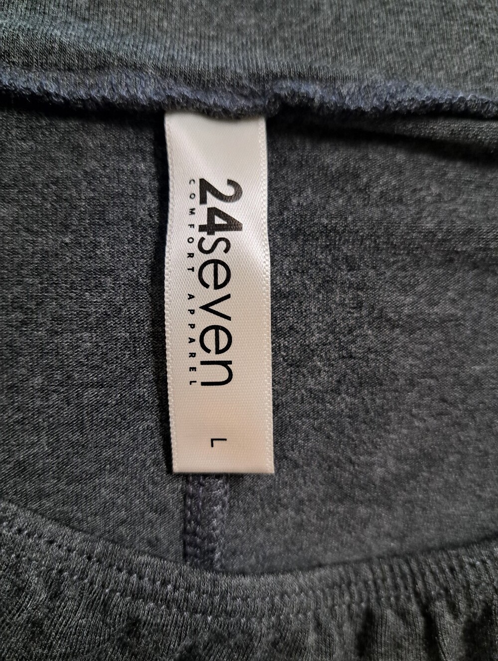 24Seven Comfort Stretch Maxi Skirt - Dark Gray A-Line Stretch Knit Size Large - Picture 6 of 8
